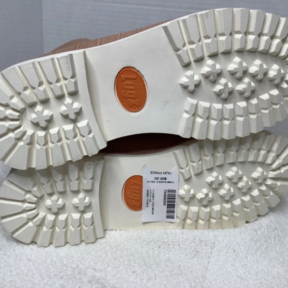 NWT LUGZ ankle booties camel/beige moto combat‎
